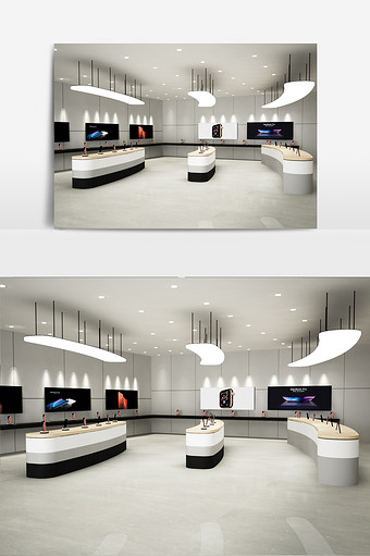 3c产品旗舰店展厅