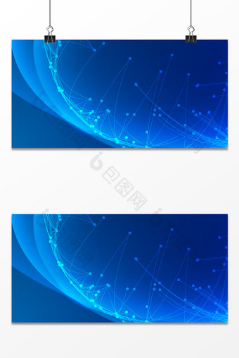 蓝色科技结构背景图片