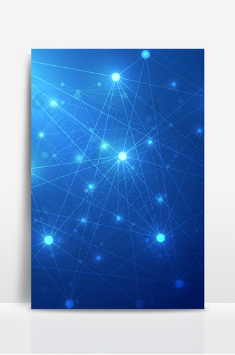蓝色星光科技结构背景图片