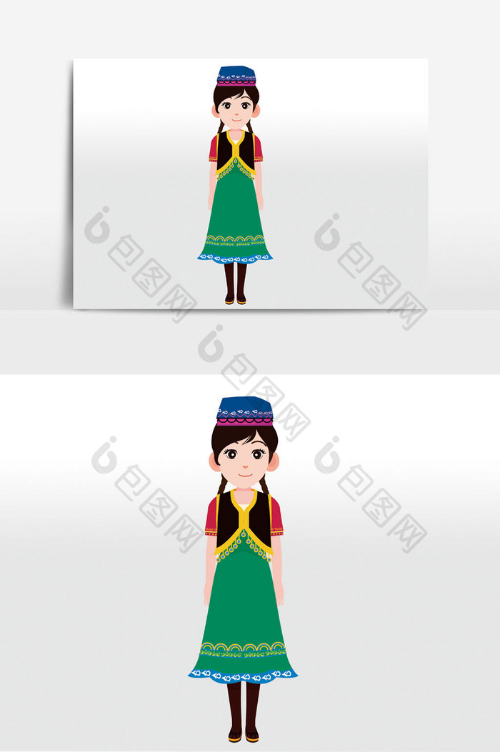 新疆旅游传统服饰元素