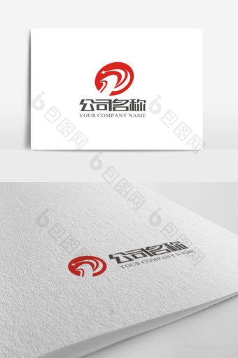 动感大气通用p字母logo标志图片