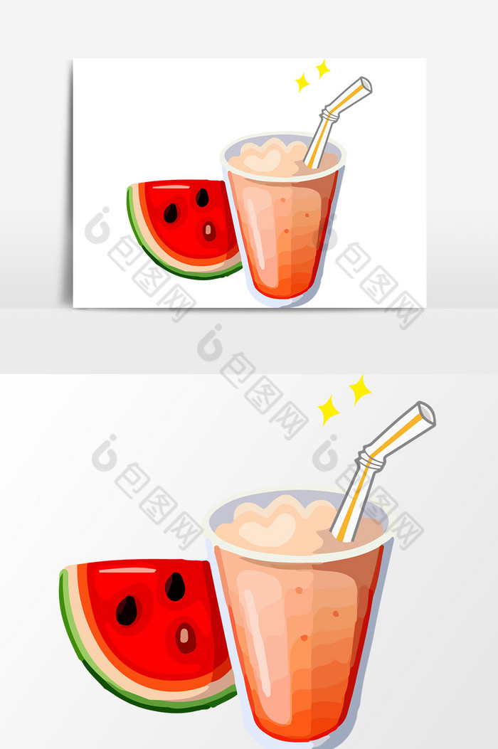 红色水果汁夏天图片