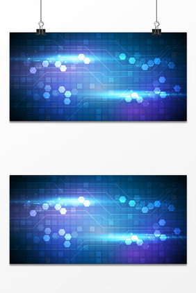 技术科技未来派信息背景图