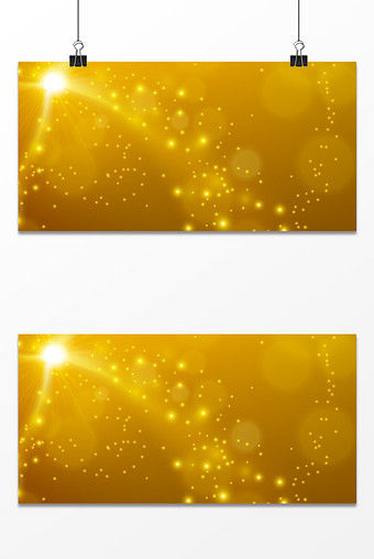 简约光粒子光晕金色背景图片下载