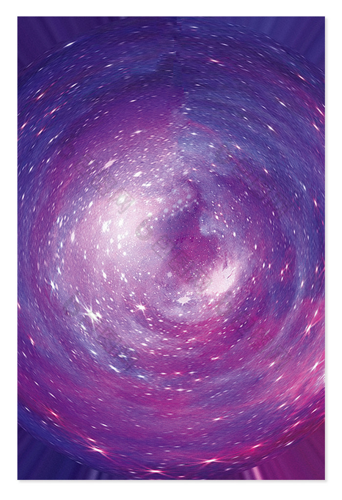 浪漫梦幻紫色星空背景图