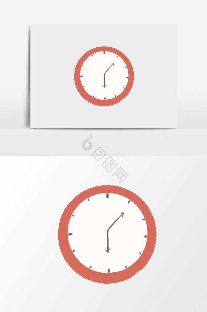 钟表插画图片