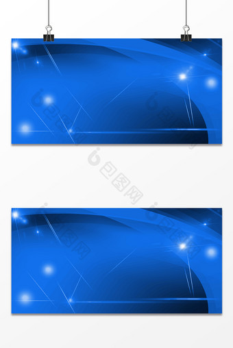蓝色星光线条背景设计图片