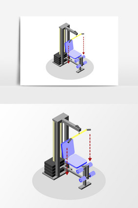 健身器材元素设计