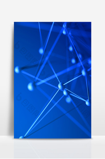 蓝色结构科技背景图片