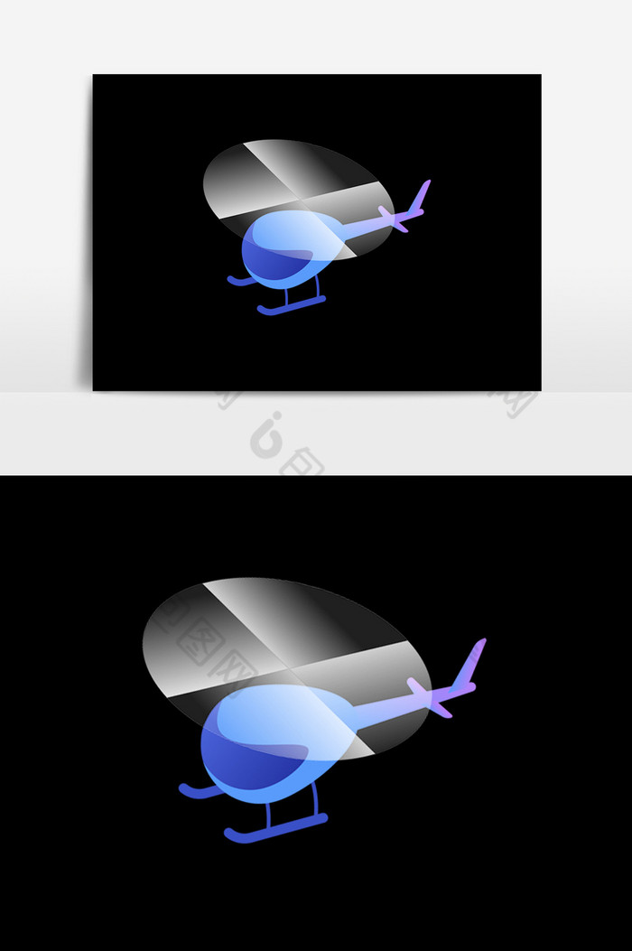 正在飞行中的直升飞机PSD图片图片