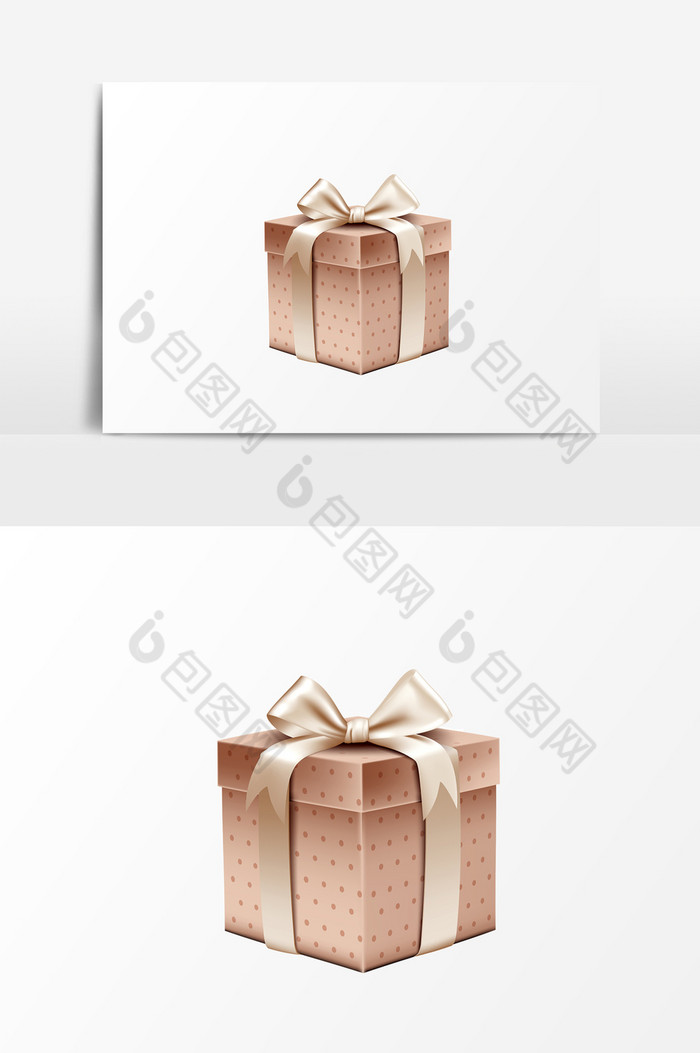 金色礼物礼盒PSD图片图片