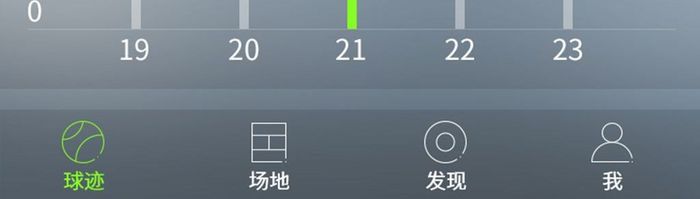 模糊背景运动APP数据统计界面UI设计