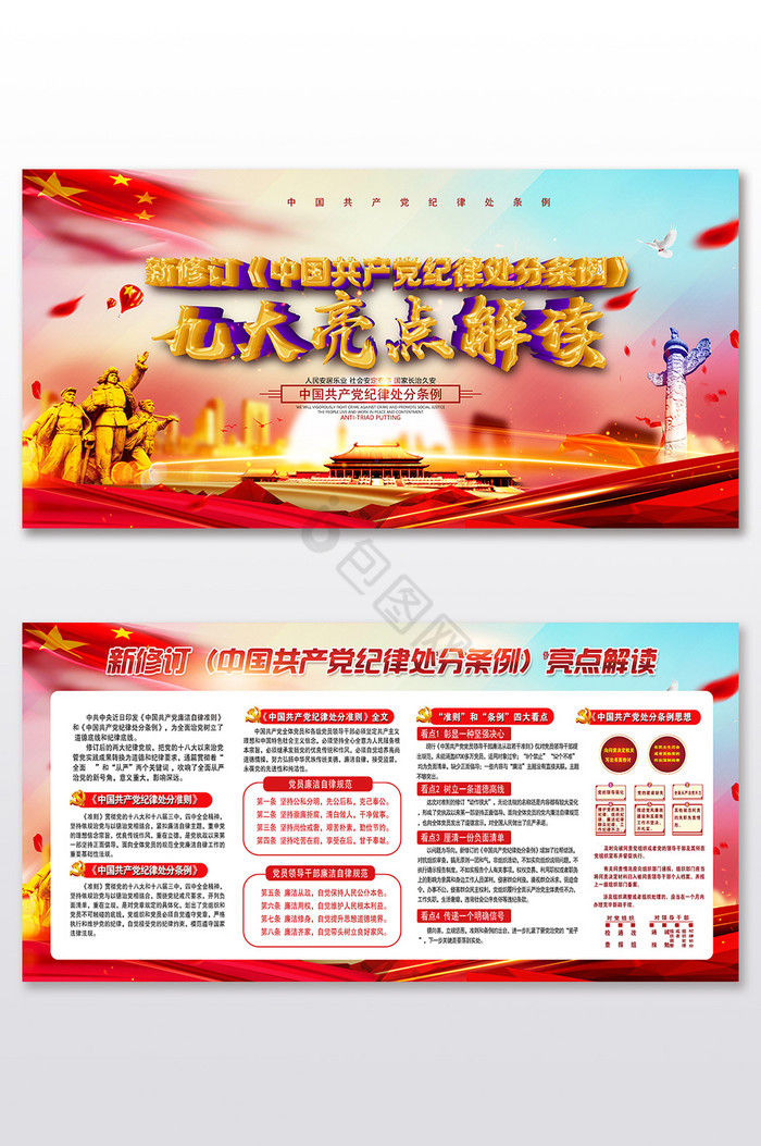 中国共产党纪律处分条例九大亮点解读图片
