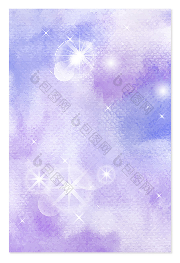 紫色梦幻星光背景设计