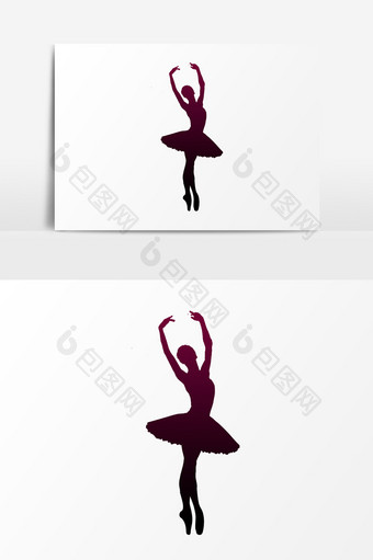 芭蕾舞者PSD素材图片