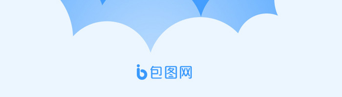 蓝色大气通用app闪屏UI界面