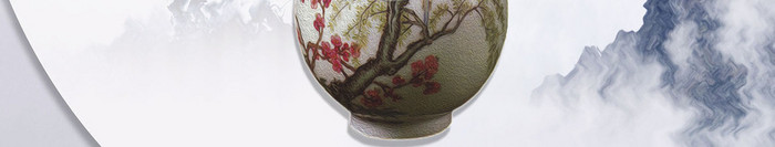 新中式创意花瓶装饰定制背景墙