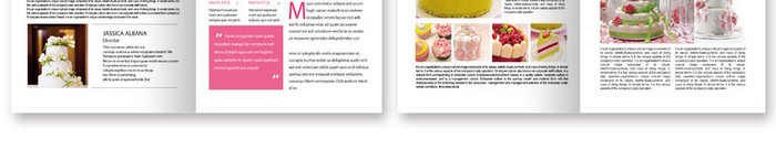 创意甜品蛋糕美食整套画册