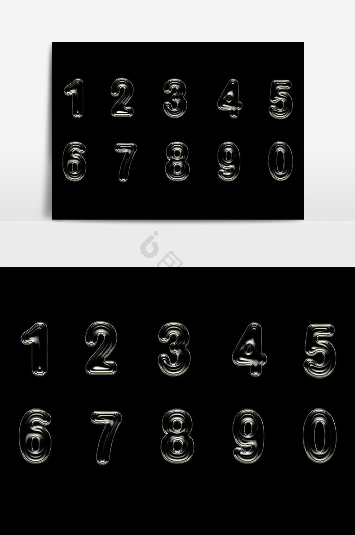 玻璃数字图片_正版玻璃数字素材下载-包图网
