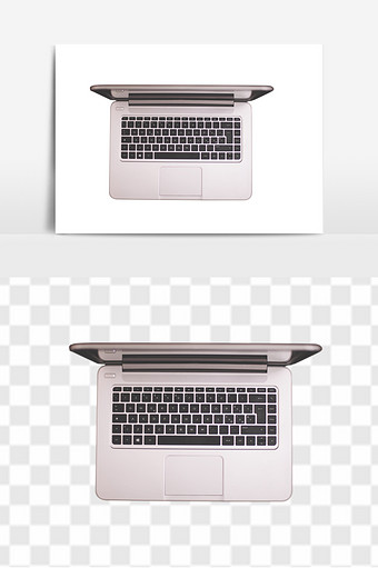 高清简约笔记本电脑元素图片