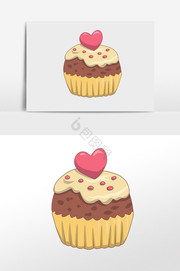 婚礼甜点蛋糕插画
