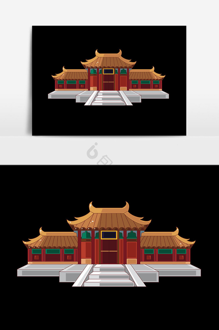 故宫卡通图片-故宫卡通素材免费下载-包图网