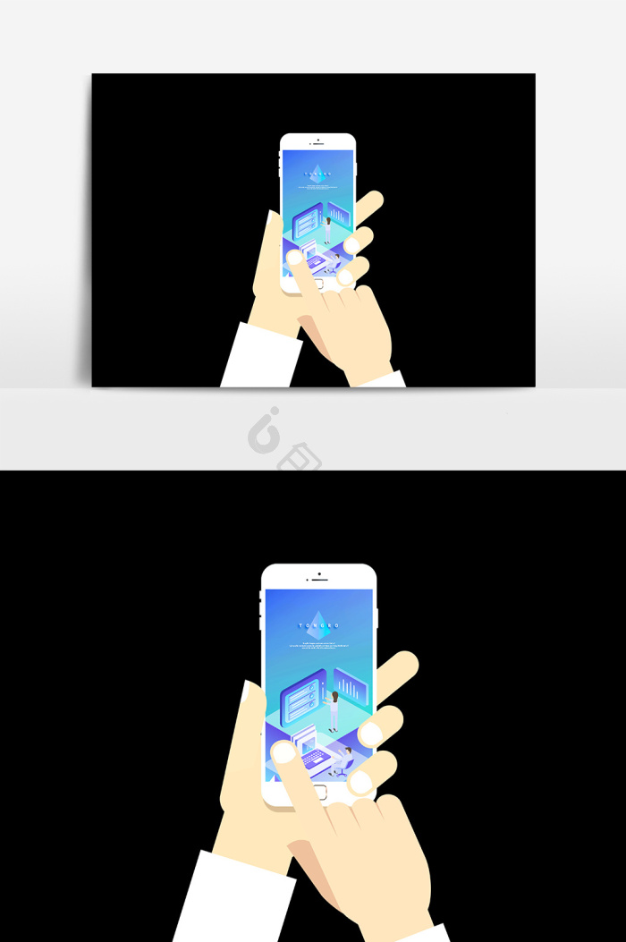 卡通手机图片-卡通手机素材免费下载-包图网