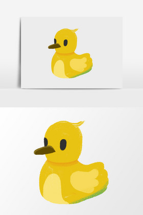 大黄鸭插画