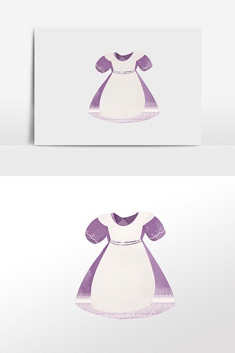 衣服萝莉服可爱裙子紫色裙子图片