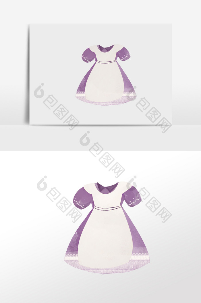 衣服萝莉服可爱裙子紫色裙子