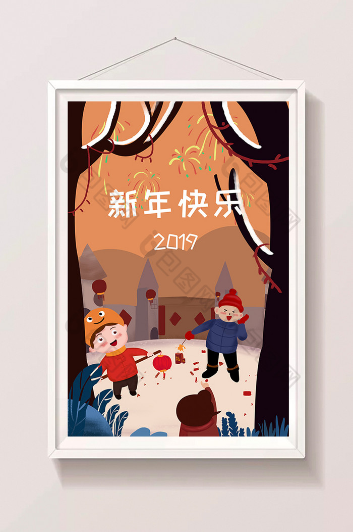 年之新年插画图片图片