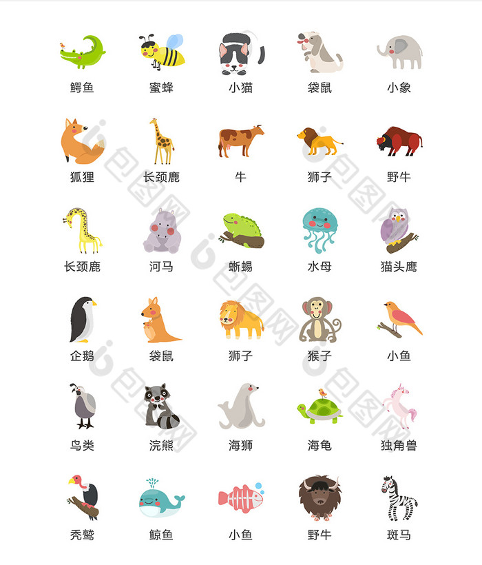 91310113ma1gky1r20作品名称:卡通小动物图标矢量ui素材icon备案时间