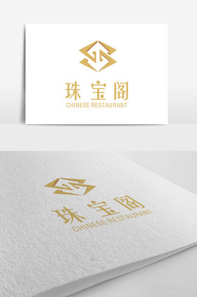 高端大气M字母LOGO设计