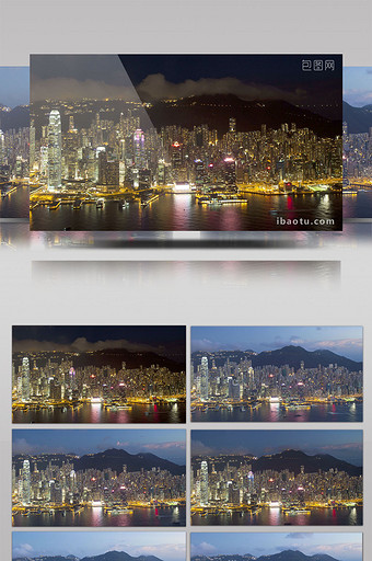 香港夜景素材 包图网 香港夜景素材 包图网