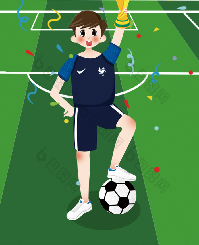 庆祝世界足球日手机海报