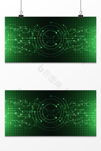 荧光绿商务科技电子风亮丽背景图片