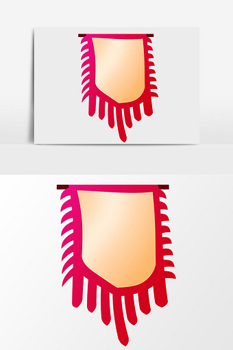 中国风古典卡通战旗图片下载