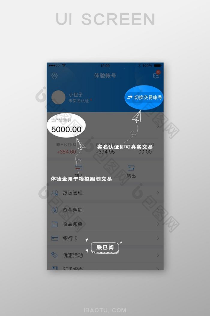 新手指引提示页UI页面