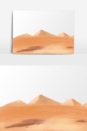 山峰沙漠图片