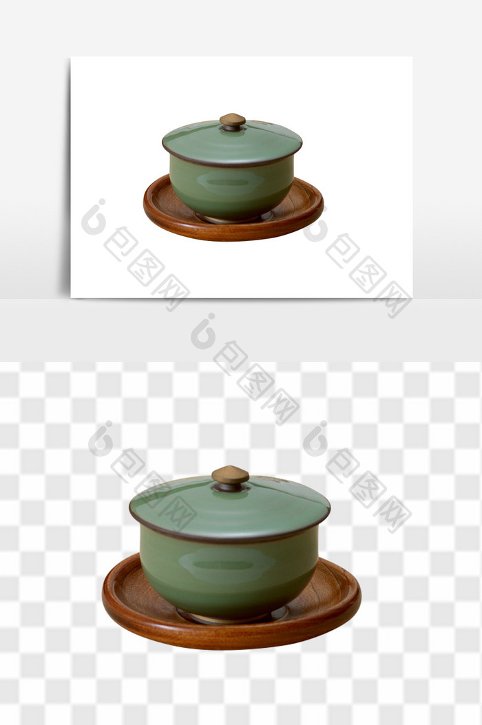 陶瓷餐具茶水杯元素
