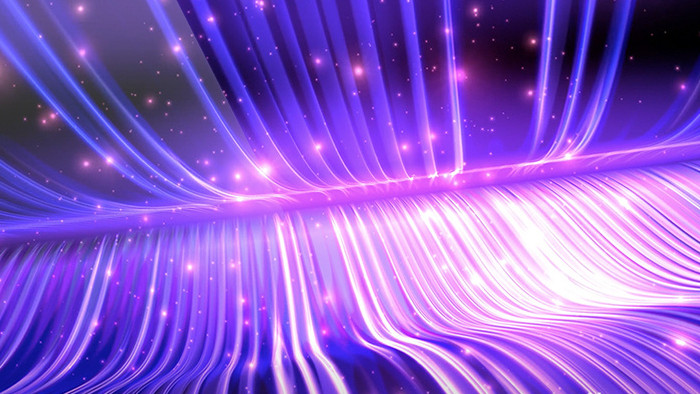 紫色炫酷时尚大气震撼粒子线条背景视频