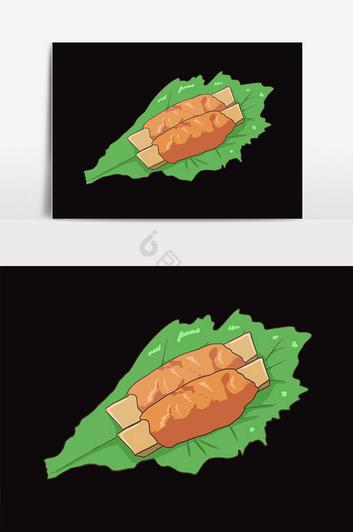 越南炸甘蔗虾图片