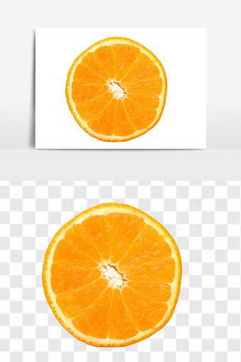 新鲜水果橙子元素图片