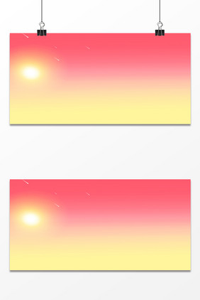 红黄过渡渐变色彩广告背景PSD素材