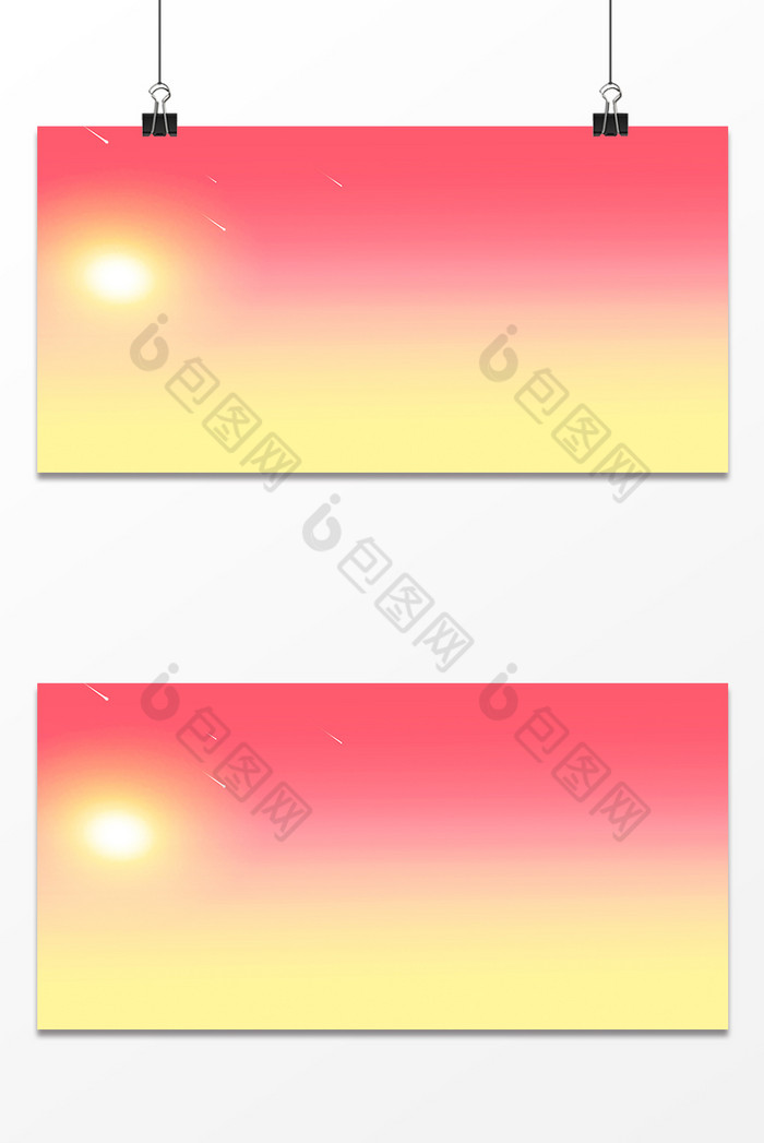 红黄过渡色彩广告PSD图片图片