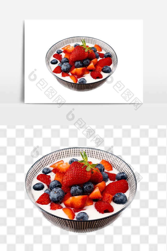 水果拼牌 水果 草莓