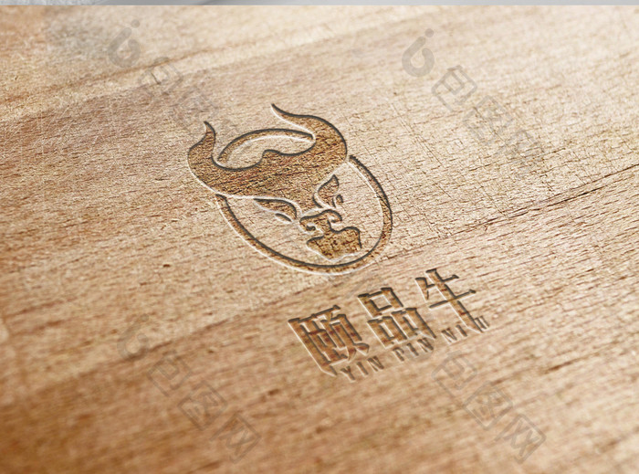 牛肉馆餐饮标志logo设计