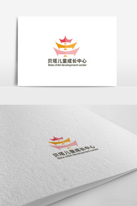 贝塔儿童成长中心logo设计