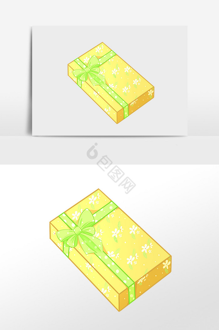 长方形生日礼物盒图片