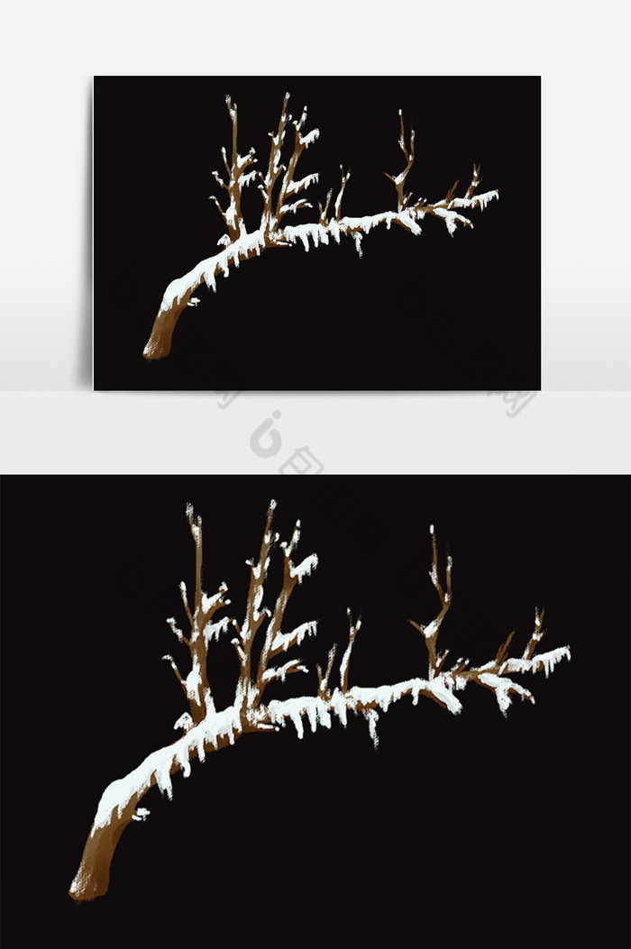 冬天树藤树枝图片